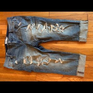 Torrid boyfriend cut Capri jeans